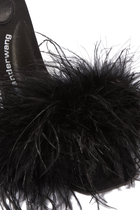 Lulu Mule Heels in Ostrich Feather